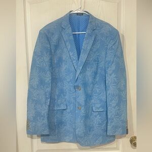 Saddlebred Blue Patterned Blazer